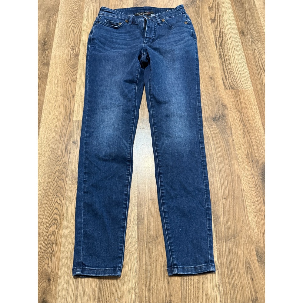 Colleen Lopez Skinny Jeans Women 4 Blue Adult Stretch Denim Casual Excellent